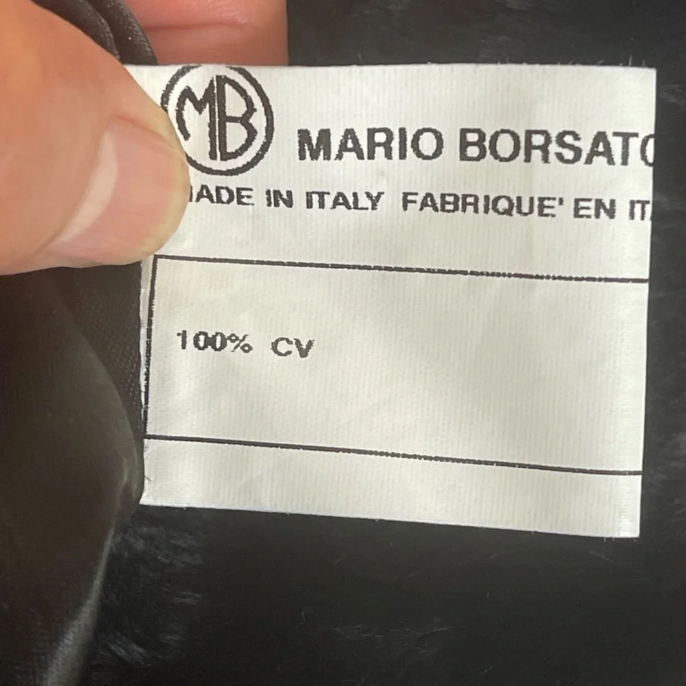 Vintage Barsoto Mario black jacket/coat size 46‎